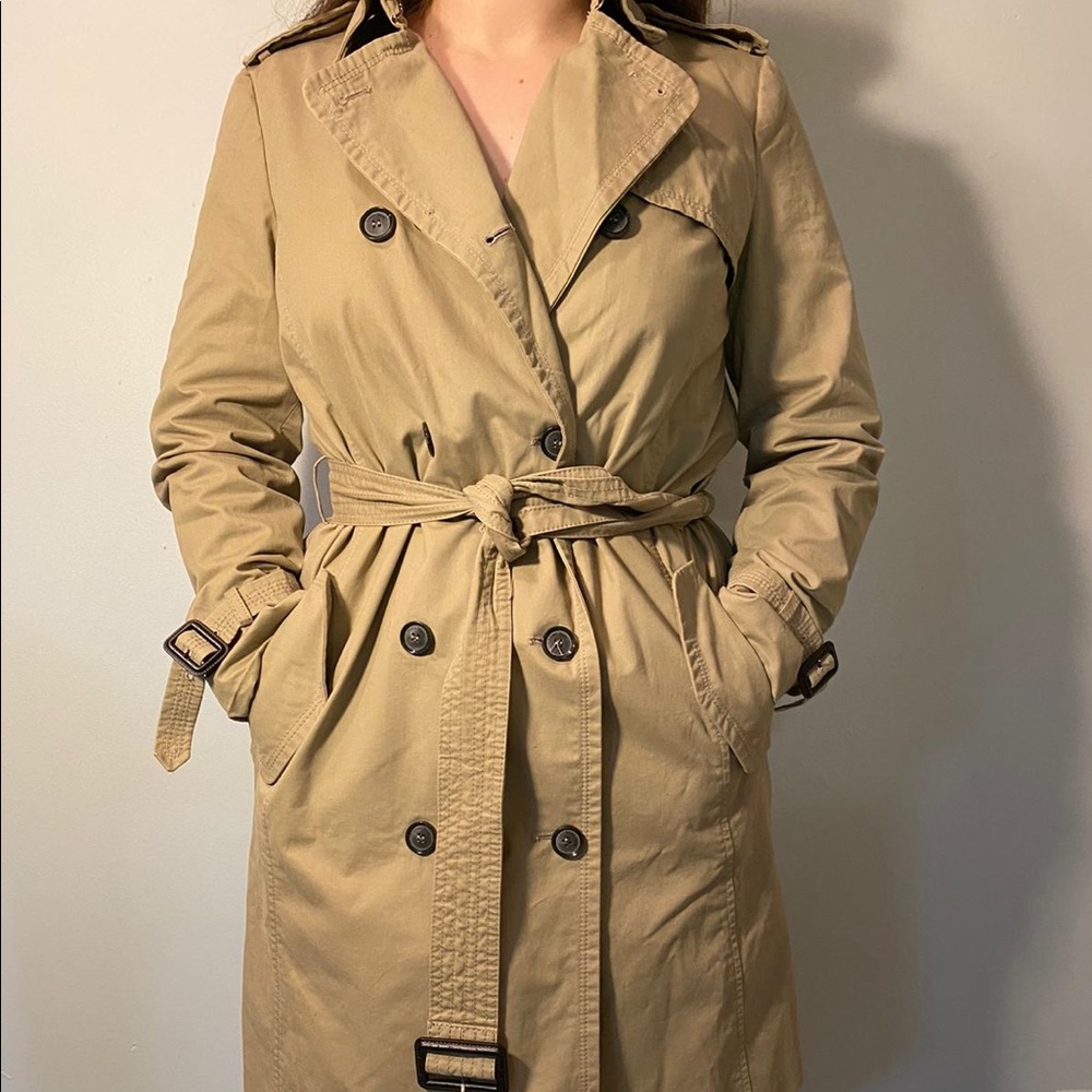 Zara basic trench coat